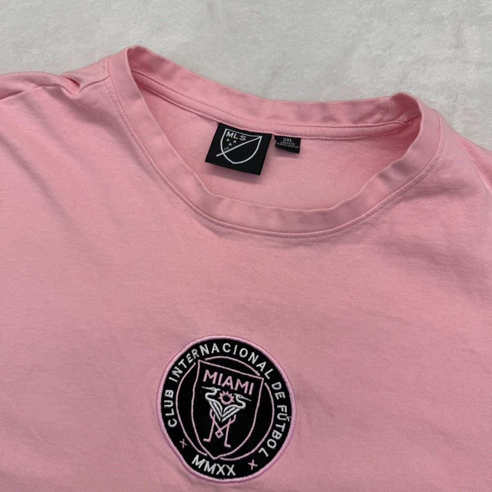 Inter Miami CF Messi 10 Pink MLS Soccer Jersey T Shirt 2XL